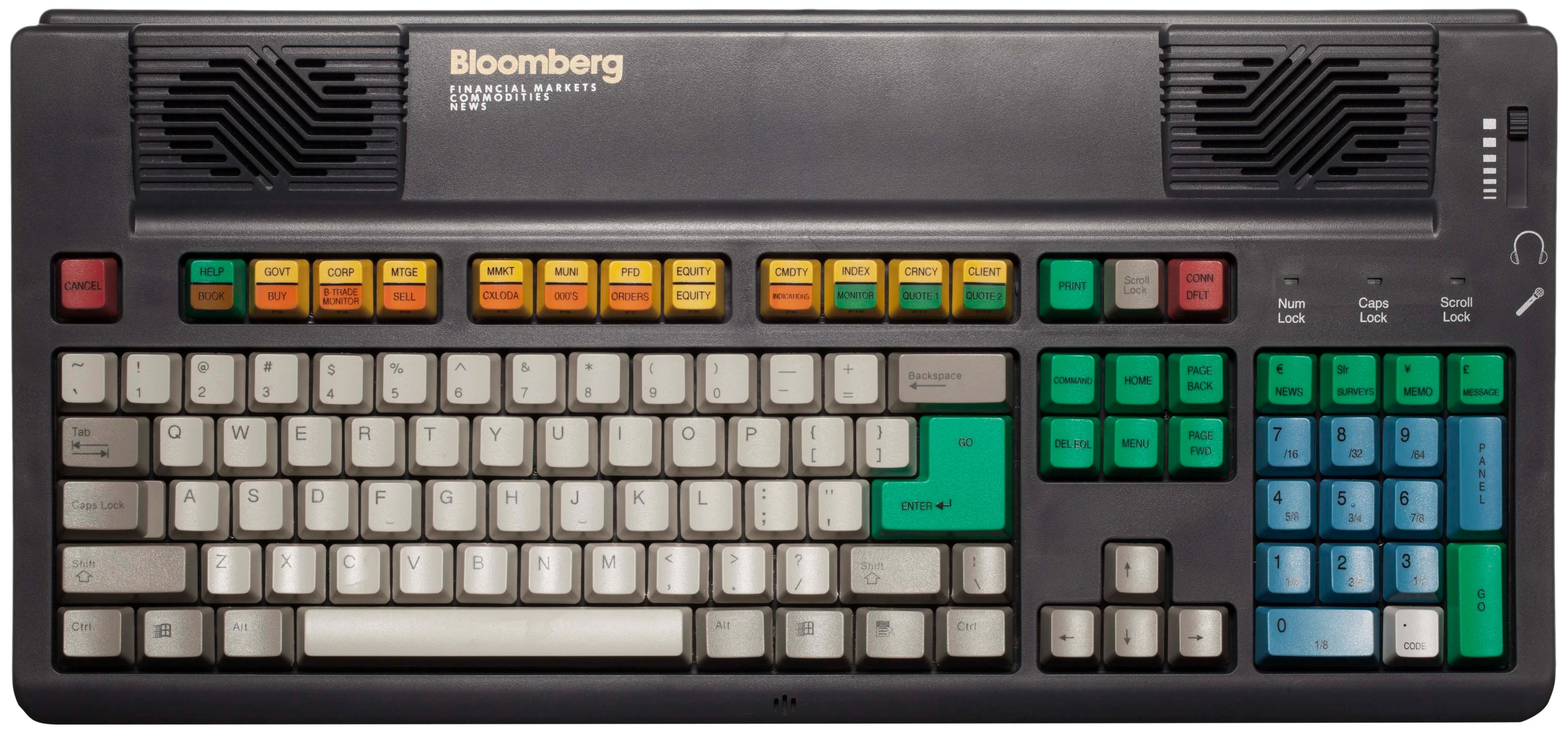 Old-school Bloomberg keyboard