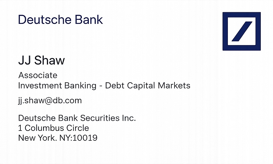 JJ Shaw business card